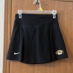 Nike Black Pleated Athletic Skort with Missouri Tigers Patch